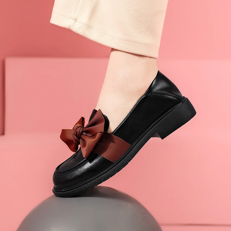 Female Penny Shoes Spring 2022 New Genuine Leather Ladies Lazy Shoes Student Platform Slip-On Loafers For Women Casual Shoes
Female Penny Shoes Spring 2022 New Genuine Leather Ladies Lazy Shoes Student Platform Slip-On Loafers For Women Casual Shoes