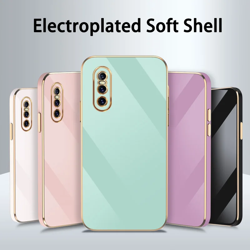 Case For Vivo V11i V15 V17 V20 Pro V20 V21 V23 V23 Se Electroplating Gold Edge Silicone New Casing Fashion Shell Anti-drop Cover
Case For Vivo V11i V15 V17 V20 Pro V20 V21 V23 V23 Se Electroplating Gold Edge Silicone New Casing Fashion Shell Anti-drop Cover