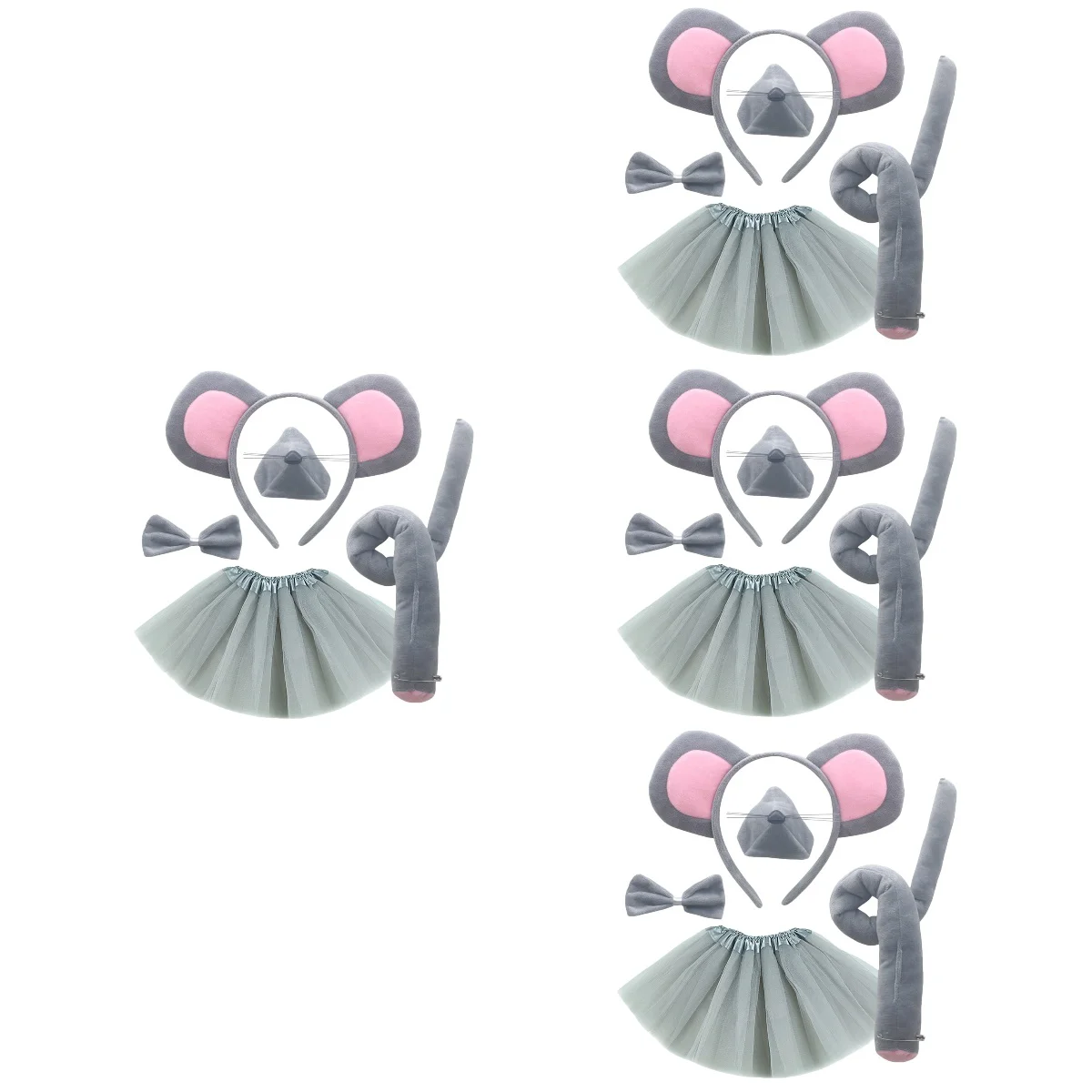 4 Sets Animal Fancy Dress Props Mouse Costume Accessories Ears Headband Tail Bowtie Kit
4 Sets Animal Fancy Dress Props Mouse Costume Accessories Ears Headband Tail Bowtie Kit