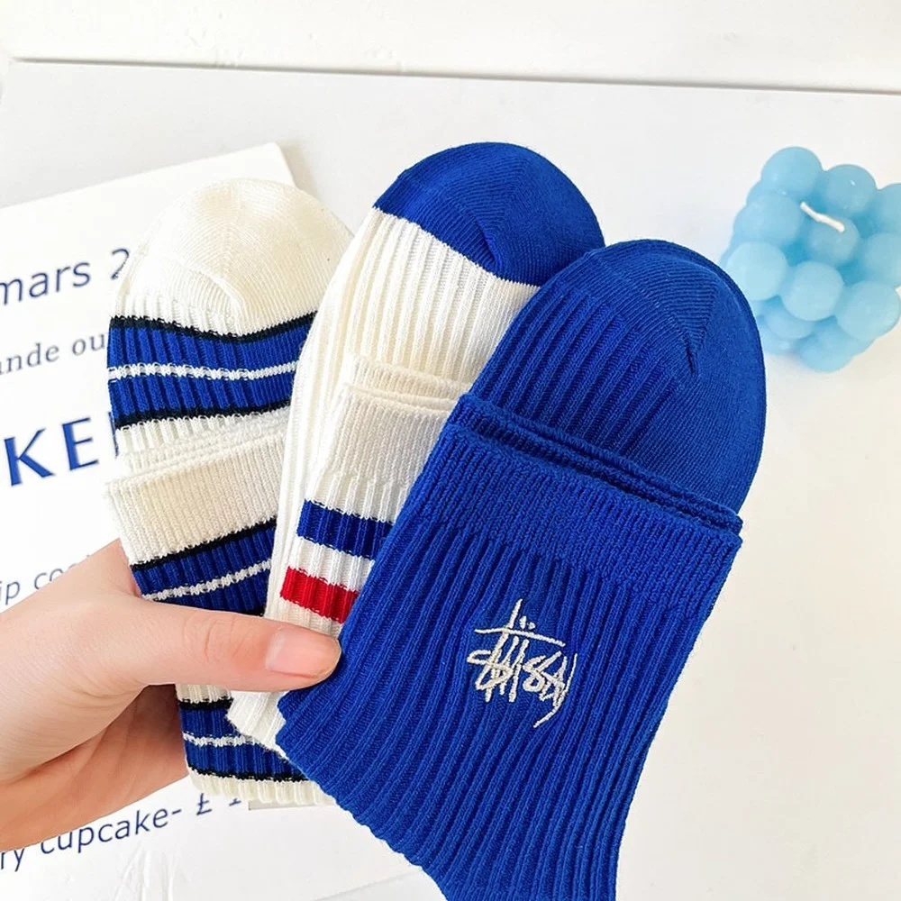 Ins Fashion Girl Short Socks Woman Spring Cotton Low Tube Ankle Socks Kawaii Blue Striped Sports Socks Female Summer Cute Socks
Ins Fashion Girl Short Socks Woman Spring Cotton Low Tube Ankle Socks Kawaii Blue Striped Sports Socks Female Summer Cute Socks