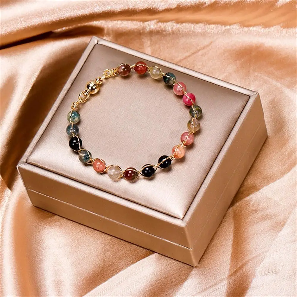 Gift Jewelry Amulet Lucky Crystal Beads Bracelet Strawberry crystal Bangle Natural Tourmaline Bracelet Bead Wristbands
Gift Jewelry Amulet Lucky Crystal Beads Bracelet Strawberry crystal Bangle Natural Tourmaline Bracelet Bead Wristbands