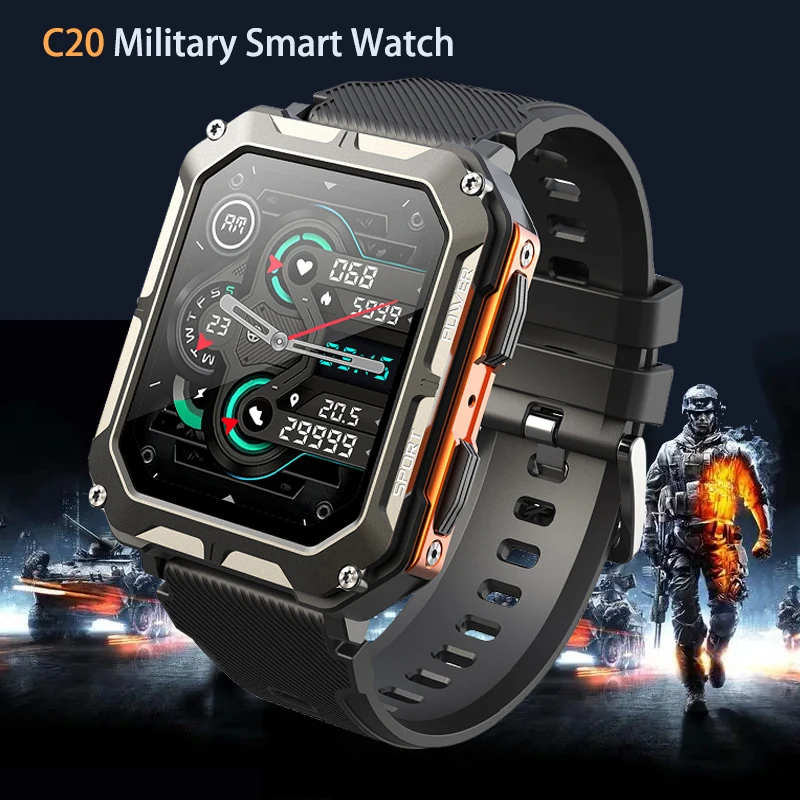 C20 Pro военные Смарт-часы мужские Углеродные черные ультра армейские уличные IP68 Водонепроницаемые пульсометр монитор уровня кислорода в крови 2023 reloj
C20 Pro военные Смарт-часы мужские Углеродные черные ультра армейские уличные IP68 Водонепроницаемые пульсометр монитор уровня кислорода в крови 2023 reloj
