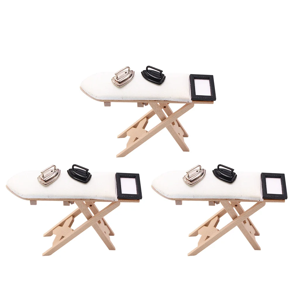 Furniture Ironing Tablemodel Minihouse Miniature Simulation Indoor Decor Vintagewooden Crafts Play Pretend Laundry Ornament
Furniture Ironing Tablemodel Minihouse Miniature Simulation Indoor Decor Vintagewooden Crafts Play Pretend Laundry Ornament