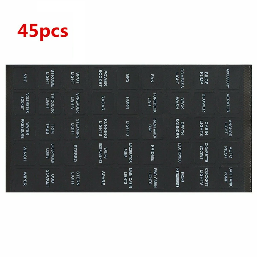 Instrument Panel Decals 45pcs/set Black GPS 100% Brand New 15mm(L) X 15mm(W) HORN LIGHTS POWER SOCKET USB SOCKET
Instrument Panel Decals 45pcs/set Black GPS 100% Brand New 15mm(L) X 15mm(W) HORN LIGHTS POWER SOCKET USB SOCKET