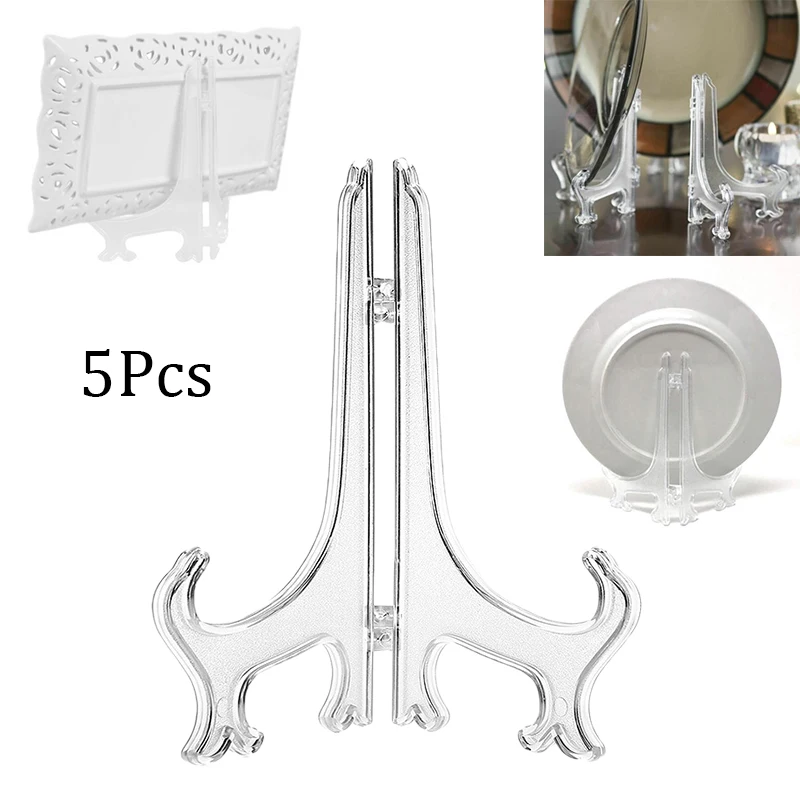 Ornaments Display Stands Plastic Folding Transparent Bracket Plates 3/5 inch Picture Cards Holder Organizer Table
Ornaments Display Stands Plastic Folding Transparent Bracket Plates 3/5 inch Picture Cards Holder Organizer Table