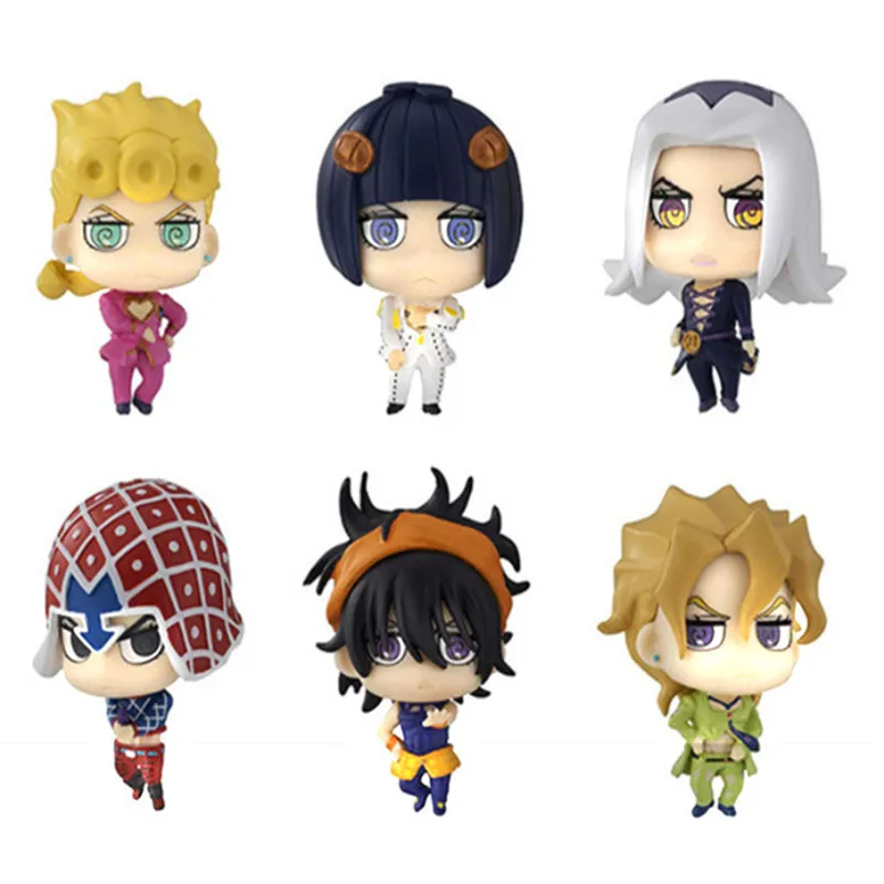 6Pcs Q Version JOJOs Bizarre Adventure Figure Toy Kids Boys Giorno Giovanna Bruno Bucciarati Limited Edition Toys For Gifts
6Pcs Q Version JOJOs Bizarre Adventure Figure Toy Kids Boys Giorno Giovanna Bruno Bucciarati Limited Edition Toys For Gifts