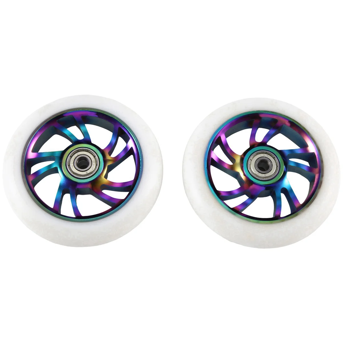 2Pcs 110mm Scooter Wheels Replacement Aluminum Wear-Resistant PU Stunt Scooter Parts Kick Scooter Accessories
2Pcs 110mm Scooter Wheels Replacement Aluminum Wear-Resistant PU Stunt Scooter Parts Kick Scooter Accessories