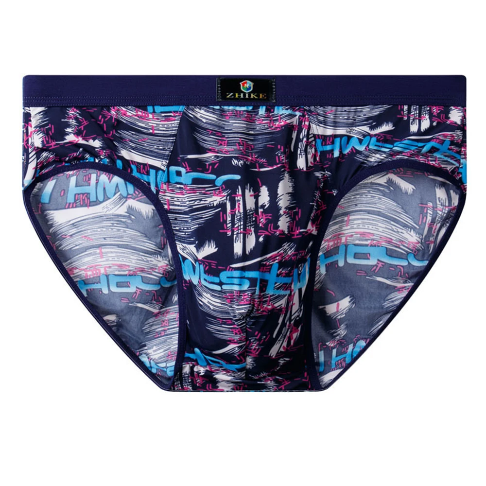 Mens Ice Silk Briefs Cool Feeling Underwear Bikini Fashion Printed Man Nylon Briefs Pouch Panties Low-Rise Underpants For Male
Mens Ice Silk Briefs Cool Feeling Underwear Bikini Fashion Printed Man Nylon Briefs Pouch Panties Low-Rise Underpants For Male
