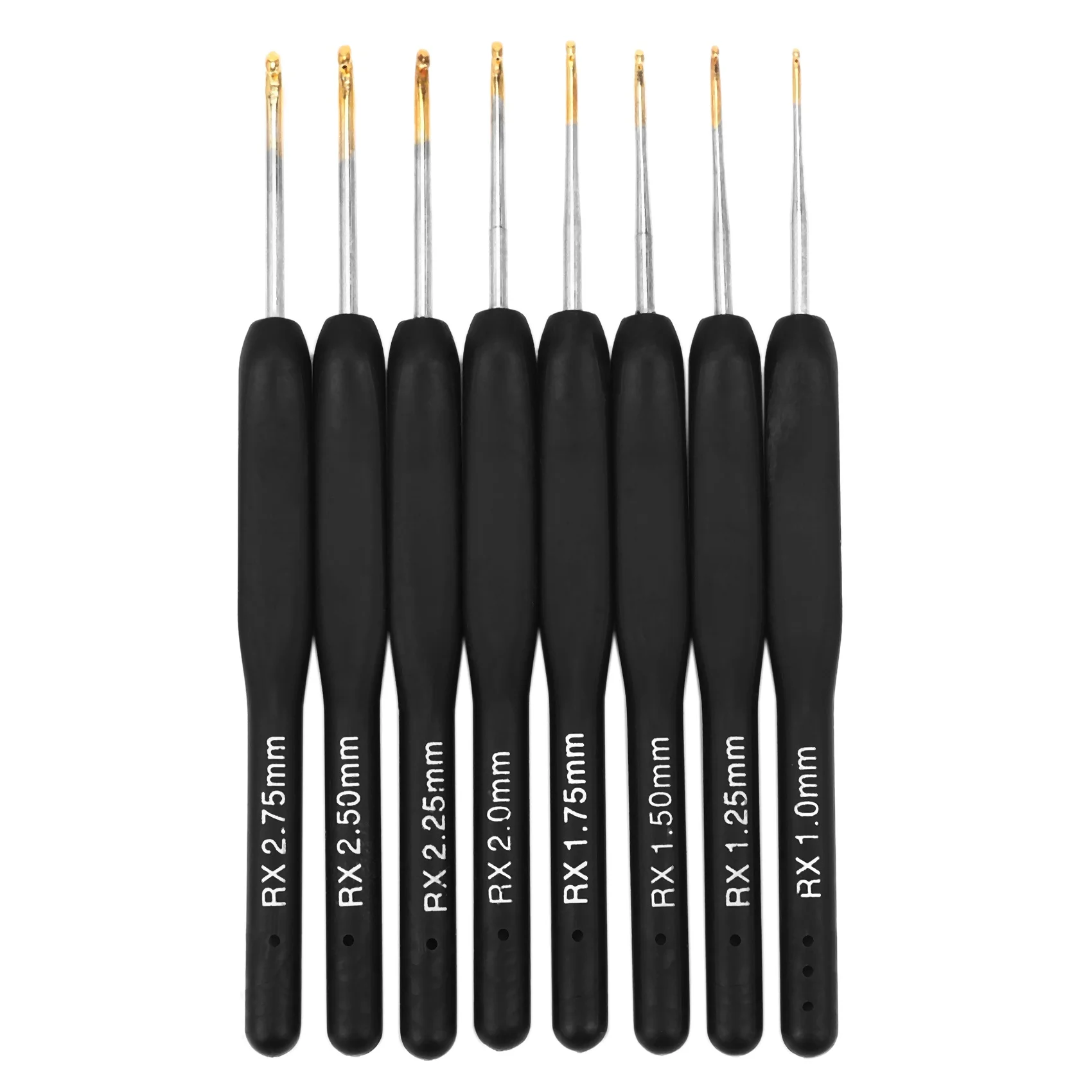 8Pcs / set Black Knitting Needles Plastic Handle Crochet hooks for Knit DIY Craft Loom Tool Weaving Kit Braid
8Pcs / set Black Knitting Needles Plastic Handle Crochet hooks for Knit DIY Craft Loom Tool Weaving Kit Braid