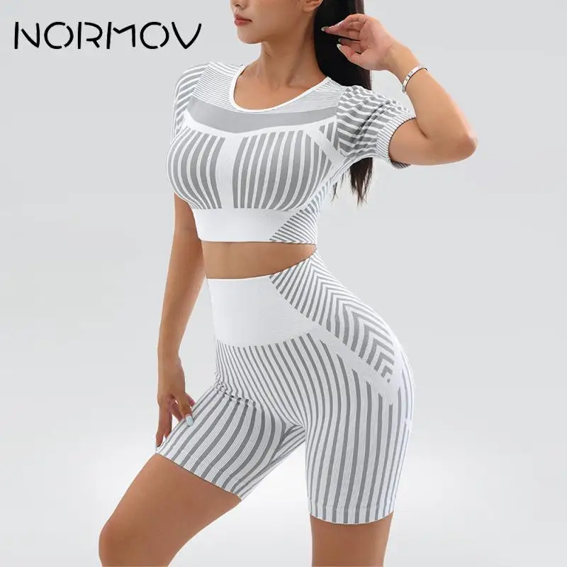 NORMOV High Waist Women Sports Set Push Up Gym Sets Womens Outfits Knitted Yoga Set Raises Butt Workout Clothes Yoga Wear Booty
NORMOV High Waist Women Sports Set Push Up Gym Sets Womens Outfits Knitted Yoga Set Raises Butt Workout Clothes Yoga Wear Booty