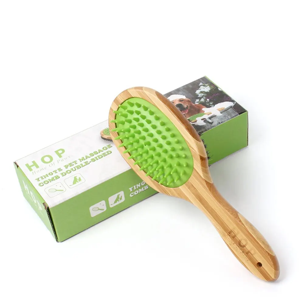 Pet Airbag Massage Comb Pet Supplies Dog Double-sided Comb Bamboo Handle For Dogs Cats Long Hair Short Hair High Quality
Pet Airbag Massage Comb Pet Supplies Dog Double-sided Comb Bamboo Handle For Dogs Cats Long Hair Short Hair High Quality