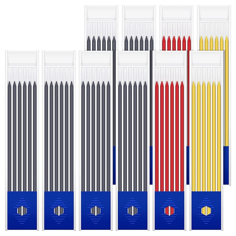 60 Pcs 2.8 Mm Solid Carpenter Pencil Set Pencil Refills For Carpenter Carpenter Marker Woodworking Mechanical Pencil
60 Pcs 2.8 Mm Solid Carpenter Pencil Set Pencil Refills For Carpenter Carpenter Marker Woodworking Mechanical Pencil