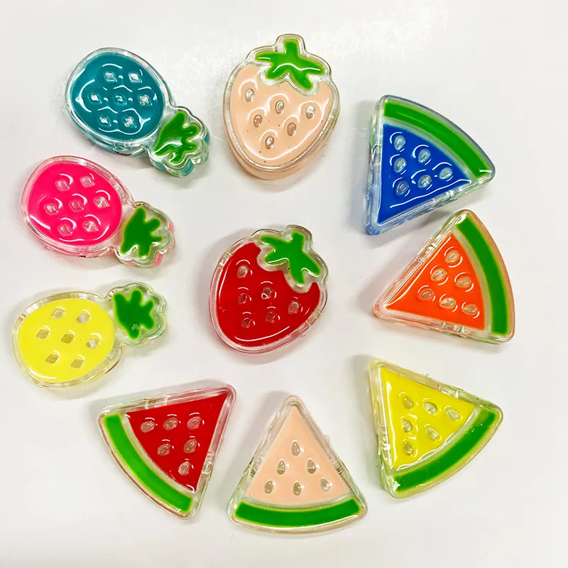 Summer new acrylic beads oil watermelon strawberry pineapple DIY bracelet mobile phone case hair accessories
Summer new acrylic beads oil watermelon strawberry pineapple DIY bracelet mobile phone case hair accessories