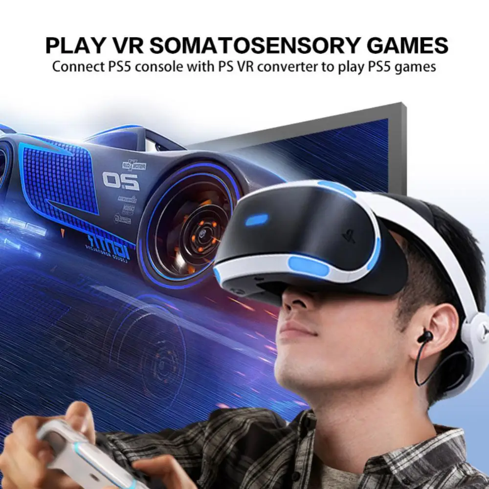 USB3.0 VR Camera Adapter For PS5 Cable Connector PS VR To PS5 VR Connector Mini Camera Adapter For PS5 Game Console
USB3.0 VR Camera Adapter For PS5 Cable Connector PS VR To PS5 VR Connector Mini Camera Adapter For PS5 Game Console