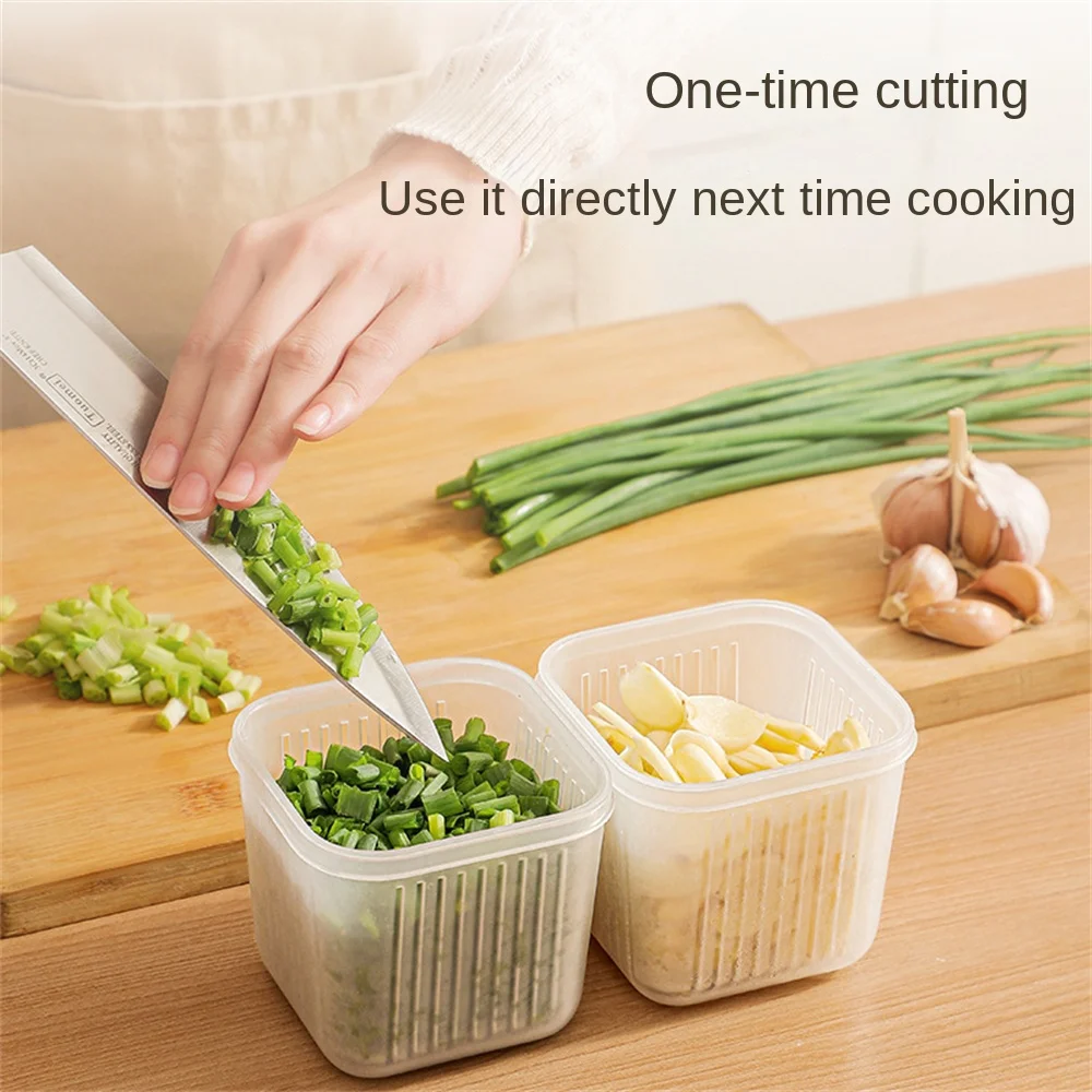 Kitchen Storage Box with Clip Refrigerated Fresh-keeping Box Home Multi-grain Scallion Storage Box Mini Portable Storage Box
Kitchen Storage Box with Clip Refrigerated Fresh-keeping Box Home Multi-grain Scallion Storage Box Mini Portable Storage Box