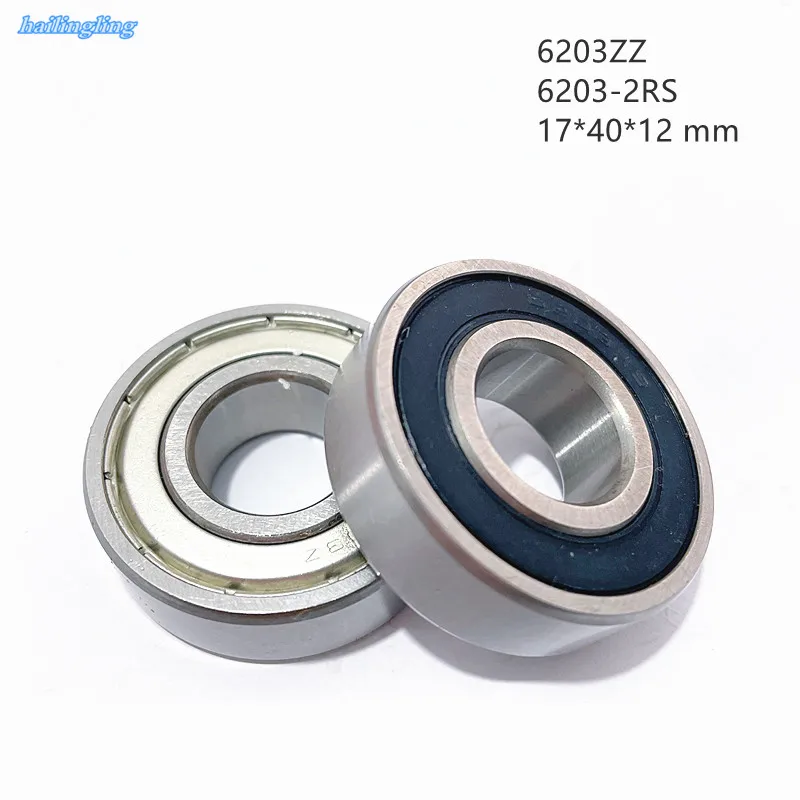 2PCS Bearing Steel 6203ZZ 6203-2RS Shielded Deep Groove Ball Bearing 17*40*12 mm 6203 Bearings
2PCS Bearing Steel 6203ZZ 6203-2RS Shielded Deep Groove Ball Bearing 17*40*12 mm 6203 Bearings