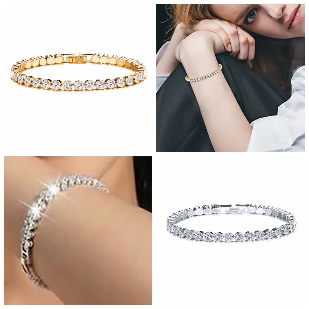 5mm Width Fashion Bracelet Women Men Diamond Hip Hop Link Chain Bracelet Inlaid Rhinestone
5mm Width Fashion Bracelet Women Men Diamond Hip Hop Link Chain Bracelet Inlaid Rhinestone