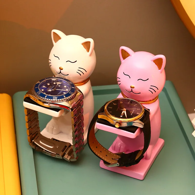 Cat Ornaments Watch Rack Resin Crafts Tray Jewelry Display Rack Porch Decorations Home Accessories Living Room Decoration
Cat Ornaments Watch Rack Resin Crafts Tray Jewelry Display Rack Porch Decorations Home Accessories Living Room Decoration