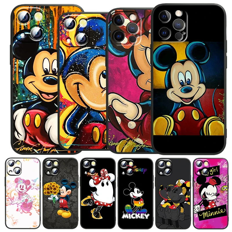 Cute Art Mickey Minnie Mouse For Apple iPhone 14 13 12 Pro Max Mini 11 Pro XS Max X XR 6 7 8 Plus SE 2020 Black Soft Phone Case
Cute Art Mickey Minnie Mouse For Apple iPhone 14 13 12 Pro Max Mini 11 Pro XS Max X XR 6 7 8 Plus SE 2020 Black Soft Phone Case
