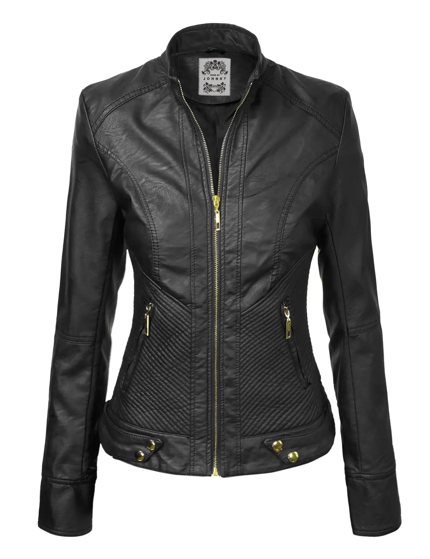 Womens Dressy Vegan Leather Biker Jacket BLACK Winter Autumn Motorcycle Jacket Outerwear Faux Leather PU Basic Coat
Womens Dressy Vegan Leather Biker Jacket BLACK Winter Autumn Motorcycle Jacket Outerwear Faux Leather PU Basic Coat