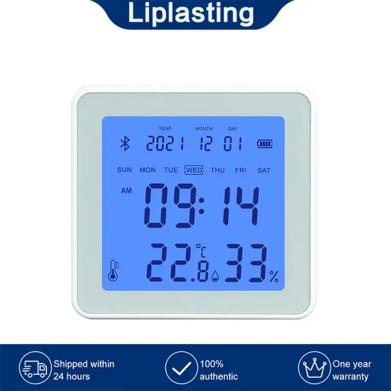 Digital Thermometer Mobile Phone Monitoring Low Power Indoor Hygrometer With Backlight Alarm Real-time Detection Tuya
Digital Thermometer Mobile Phone Monitoring Low Power Indoor Hygrometer With Backlight Alarm Real-time Detection Tuya