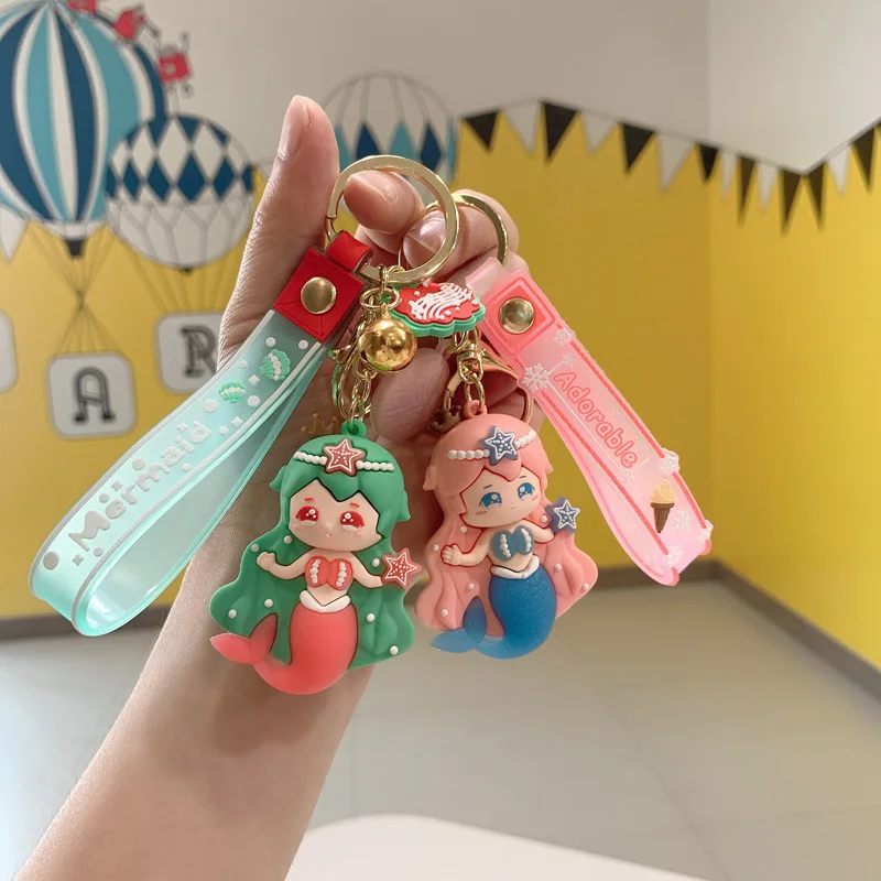 15cm Mermaid Doll Keychain Creative Golden Bell Accessories Cartoon Kawaii Couple Gift Girls Charm Car Bag Pendant Free Shipping
15cm Mermaid Doll Keychain Creative Golden Bell Accessories Cartoon Kawaii Couple Gift Girls Charm Car Bag Pendant Free Shipping