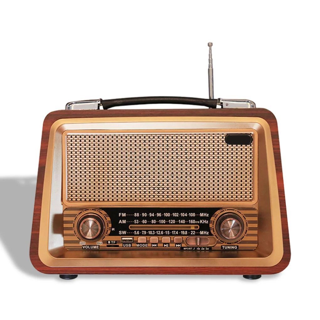 Rustic Portable Wireless Radio Country Sound Desktop Office Bluetooth-compatible Volume Speaker MP3 Player Home Travel US Plug
Rustic Portable Wireless Radio Country Sound Desktop Office Bluetooth-compatible Volume Speaker MP3 Player Home Travel US Plug