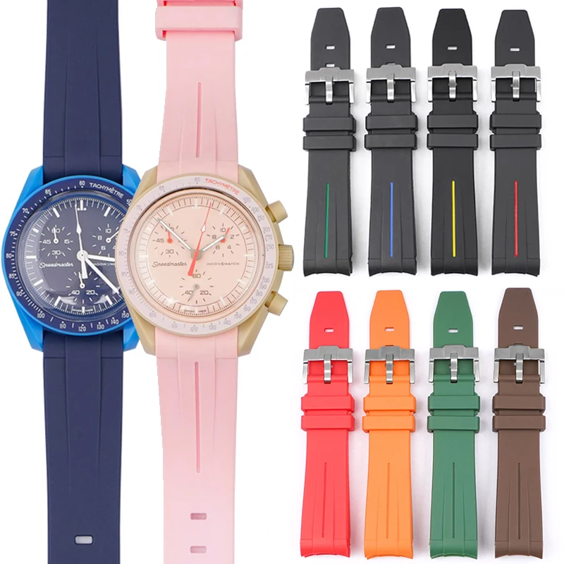 Watch Strap for Omega Moon Watch 20mm Curved End Silicone Rubber Bnad Men Women Soft Sport Waterproof Wrist Bracelet
Watch Strap for Omega Moon Watch 20mm Curved End Silicone Rubber Bnad Men Women Soft Sport Waterproof Wrist Bracelet