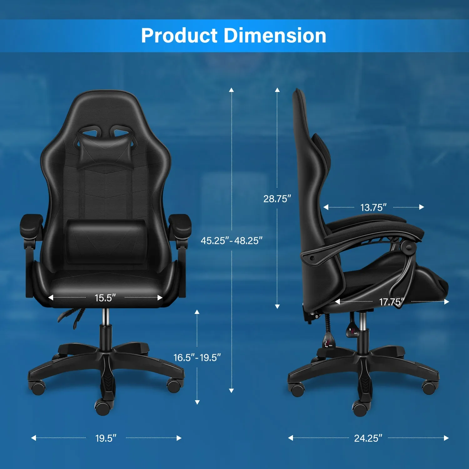 Racing Style Nylon Seats Office Chair Gaming Chair With Sturdy Metal Base Silla Gamer,Adjustable Height and Back
Racing Style Nylon Seats Office Chair Gaming Chair With Sturdy Metal Base Silla Gamer,Adjustable Height and Back