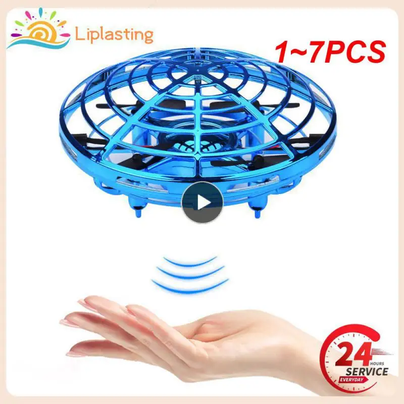 

1~7PCS new fidget finger spinner Flying spinner returning gyro Kids toy gift outdoor gaming saucer UFO Drone