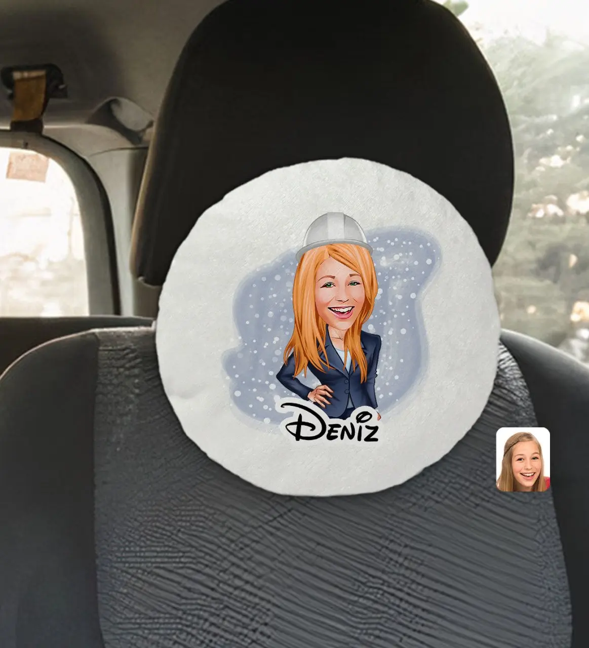 Персонализированные Женские инженеры, карикатура на круглое автомобильное сиденье yastığ---
Персонализированные Женские инженеры, карикатура на круглое автомобильное сиденье yastığ---