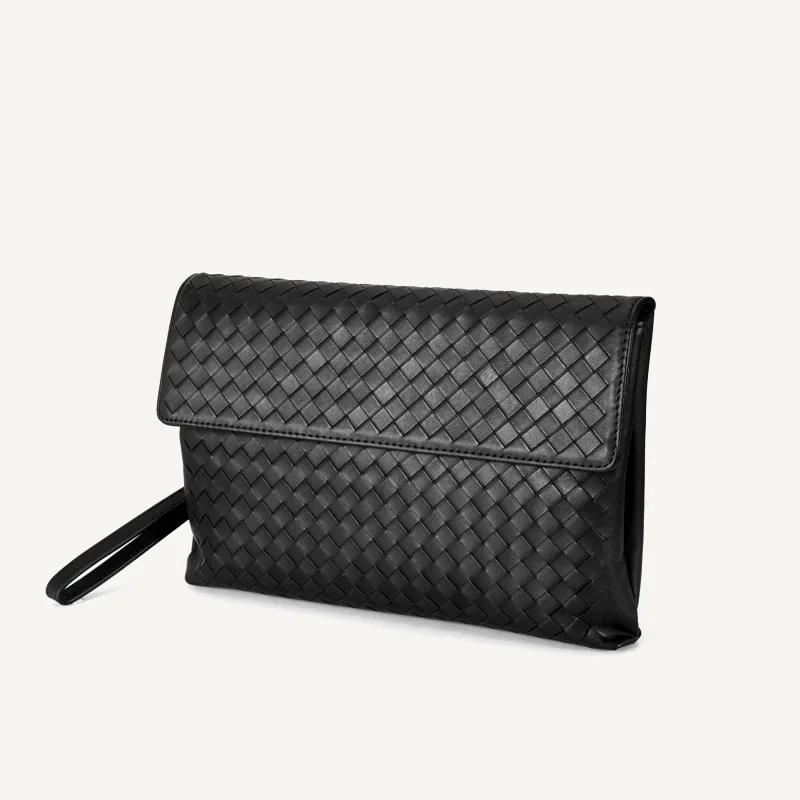 High Quality Men's Handbags Luxury Calfskin Pure Hand Woven Flap Envelope Bags New Fashion Clutch Bags Casual Leather Men's Bags
High Quality Men's Handbags Luxury Calfskin Pure Hand Woven Flap Envelope Bags New Fashion Clutch Bags Casual Leather Men's Bags