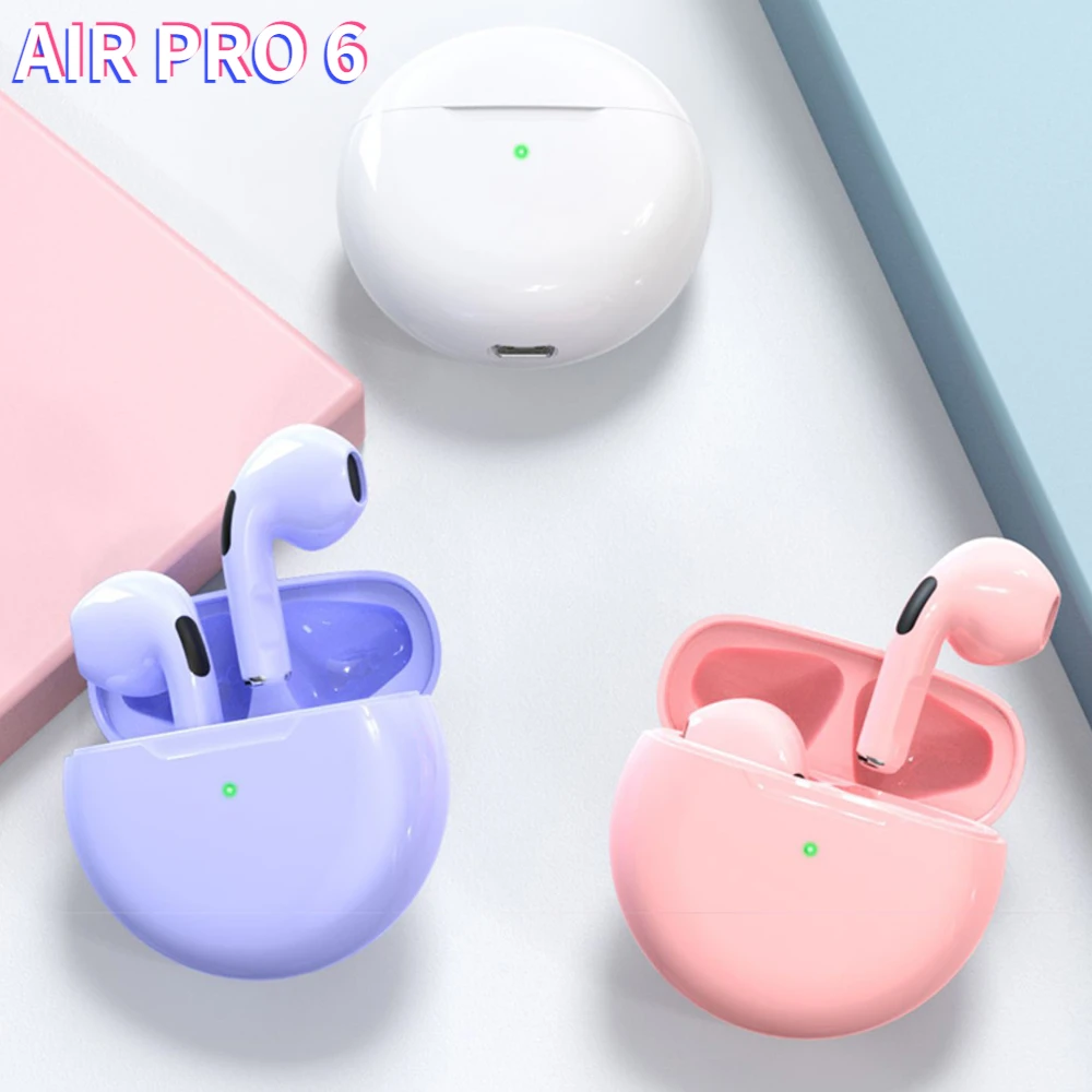 Air Pro 6 TWS Headsets Wireless 5.0 Earbud Headset Mini Headphone Earphones in Ear Charging For iphone xiaomi Bluetooth phone
Air Pro 6 TWS Headsets Wireless 5.0 Earbud Headset Mini Headphone Earphones in Ear Charging For iphone xiaomi Bluetooth phone