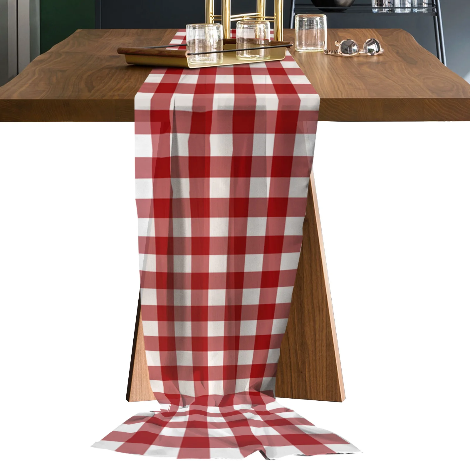 Pastoral Red White Lattice Chiffon Table Runners Coffee Table Decor Wedding Tablecloth Printed Voile Table Runners for Kitchen
Pastoral Red White Lattice Chiffon Table Runners Coffee Table Decor Wedding Tablecloth Printed Voile Table Runners for Kitchen