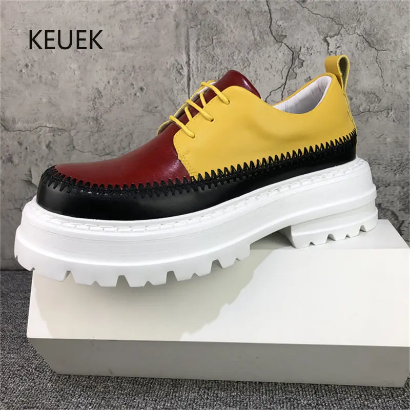 New Luxury Men Casual Leather Shoes Thick Sole Breathable Heightening Outdoor Work Sneakers Male Loafers Platform Shoes 5A
New Luxury Men Casual Leather Shoes Thick Sole Breathable Heightening Outdoor Work Sneakers Male Loafers Platform Shoes 5A