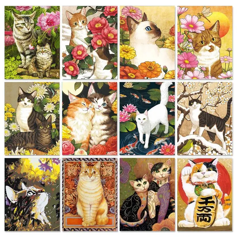 GATYZTORY Painting By Numbers Cat For Adults HandPainted Unique Gift Acrylic Paint By Number Animal Home Decors HandWorks
GATYZTORY Painting By Numbers Cat For Adults HandPainted Unique Gift Acrylic Paint By Number Animal Home Decors HandWorks