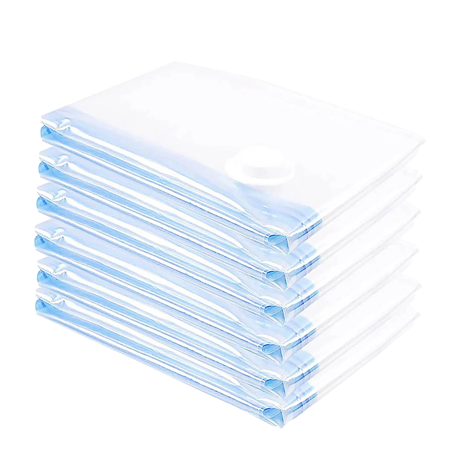 6pcs Heavy Duty Vacuum Bag Waterproof Clothes Storage Airtight Blankets Reusable More Space Double Zip Seal Pillows Transparent
6pcs Heavy Duty Vacuum Bag Waterproof Clothes Storage Airtight Blankets Reusable More Space Double Zip Seal Pillows Transparent