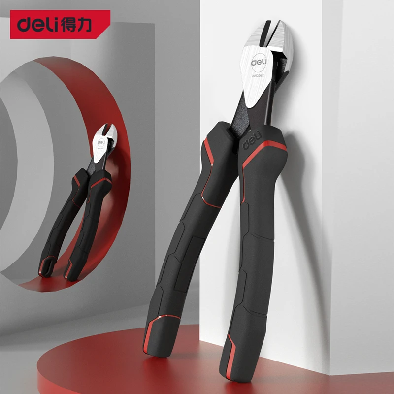Deli Professional Chrome Vanadium Steel Diagonal Pliers Multi Functional Pliers Labor-saving Wire Cutters Electrician Hand Tools
Deli Professional Chrome Vanadium Steel Diagonal Pliers Multi Functional Pliers Labor-saving Wire Cutters Electrician Hand Tools