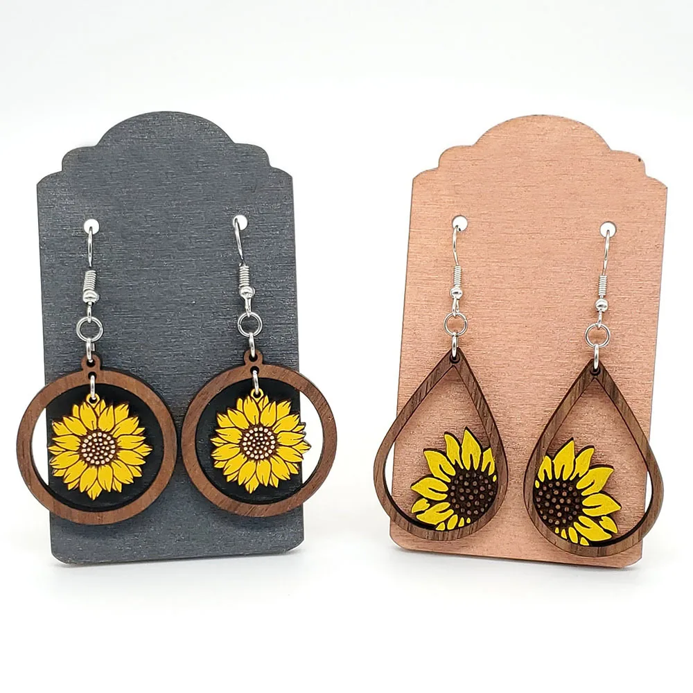 SUNFLOWER EARRINGS Summer Laser Cut Spring Flower Wood Dangle Earrings for Women Girls Boho Teardrop Accessories Stocking Stuffe
SUNFLOWER EARRINGS Summer Laser Cut Spring Flower Wood Dangle Earrings for Women Girls Boho Teardrop Accessories Stocking Stuffe