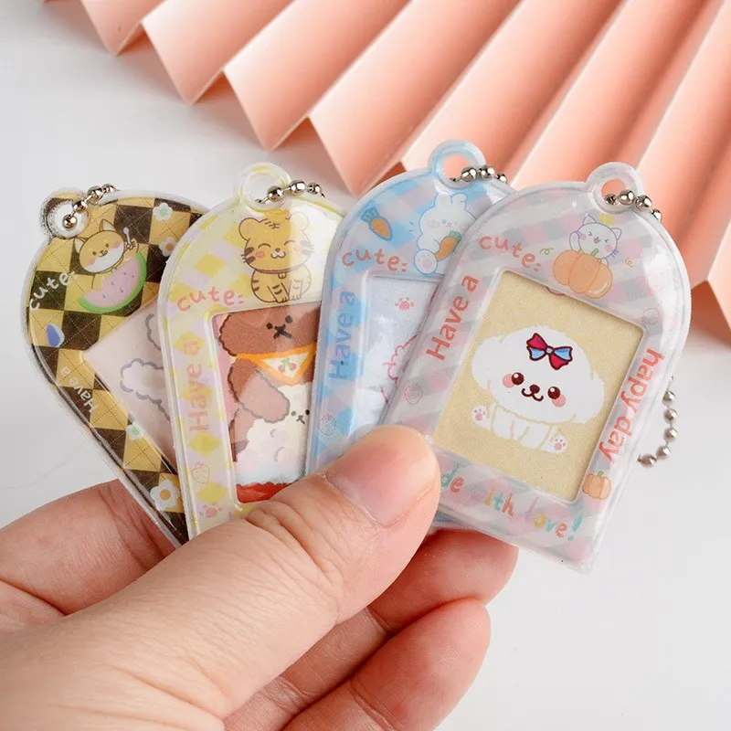 1 Inch Photo Card Holder Kpop Idol Photocard Sleeves Girls ID Credit Card Protective Case Keychain Decor Bag Pendant Gift
1 Inch Photo Card Holder Kpop Idol Photocard Sleeves Girls ID Credit Card Protective Case Keychain Decor Bag Pendant Gift