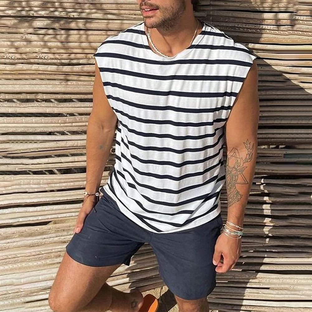 T Shirt For Men Casual Stripes Sports Gym Fitness Tank Tops Sleeveless Vest Muscle T-Shirt Female Tshirts back Expansion Blouse
T Shirt For Men Casual Stripes Sports Gym Fitness Tank Tops Sleeveless Vest Muscle T-Shirt Female Tshirts back Expansion Blouse