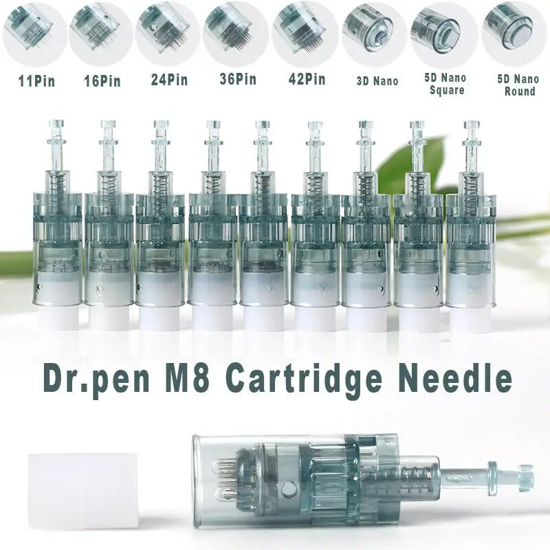 Картриджи Dr. Pen M8 с иглой, 10/50 шт., байонетные картриджи 11 16 36 42, с микроиглой MTS для микроиглы Dr pen M8
Картриджи Dr. Pen M8 с иглой, 10/50 шт., байонетные картриджи 11 16 36 42, с микроиглой MTS для микроиглы Dr pen M8