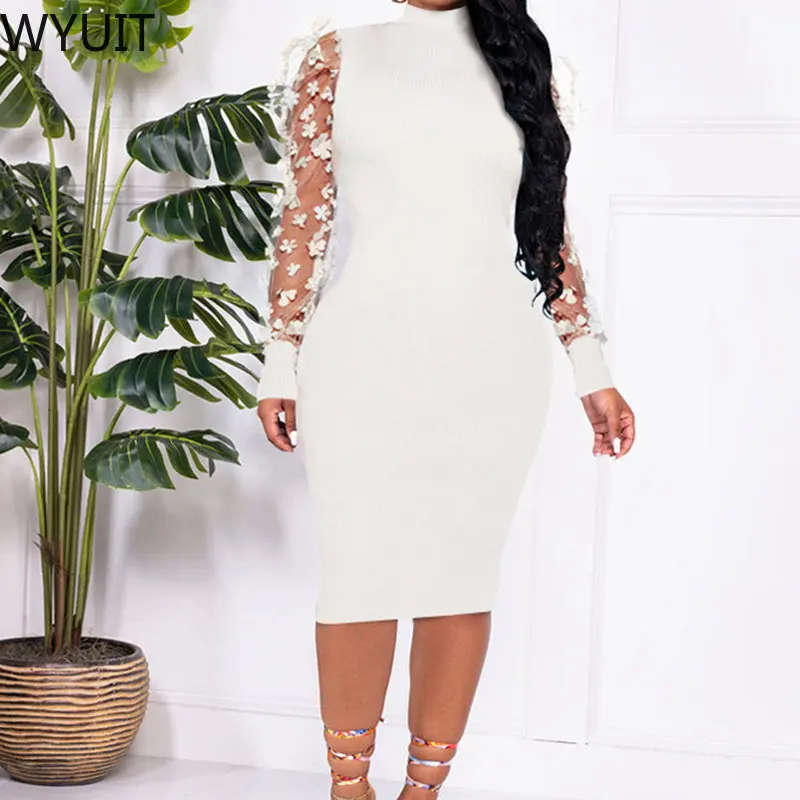 Элегантное женское облегающее платье с воротником-стойкой, привлекательное Сетчатое длинное платье в стиле пэчворк для офиса с цветочным л...
Элегантное женское облегающее платье с воротником-стойкой, привлекательное Сетчатое длинное платье в стиле пэчворк для офиса с цветочным л...