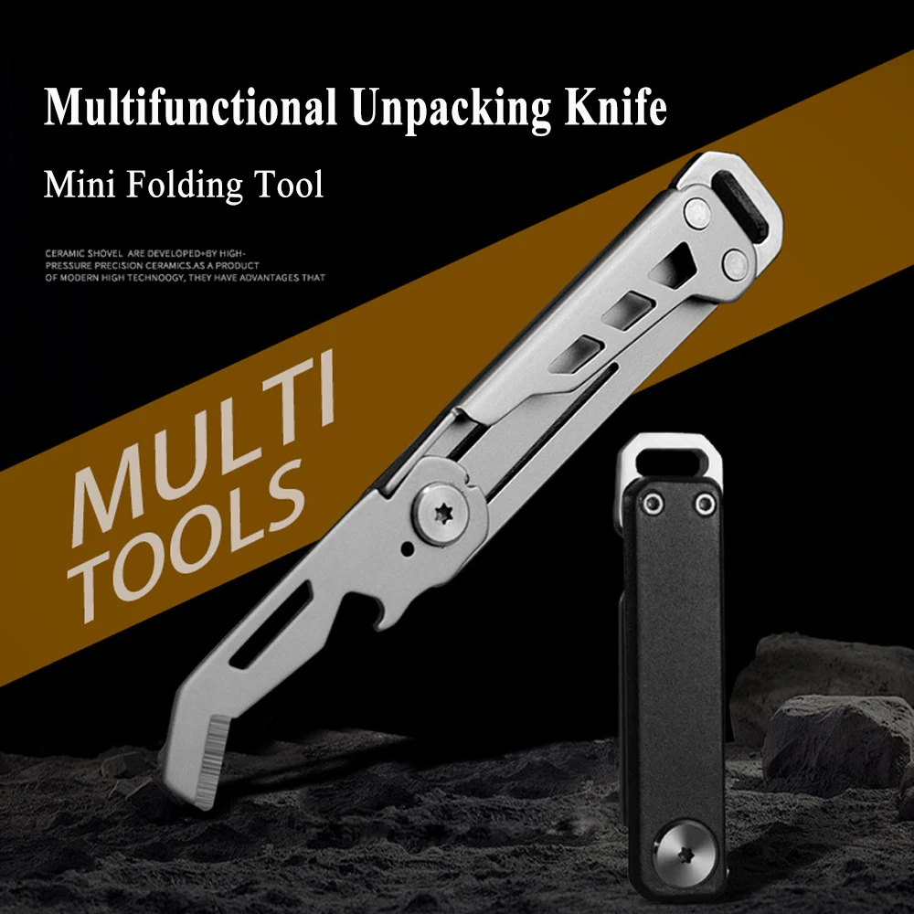 

Cutter Multitool Emergency Survival Gadgets Hand Pocket Camping Multipurpose Folding Knife Keychain Tools Box Knife