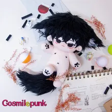 Anime Demon Mianshi Monster Ear Tail Plush 20cm Doll Toy Body Cute Props Kpop Birthday Gift