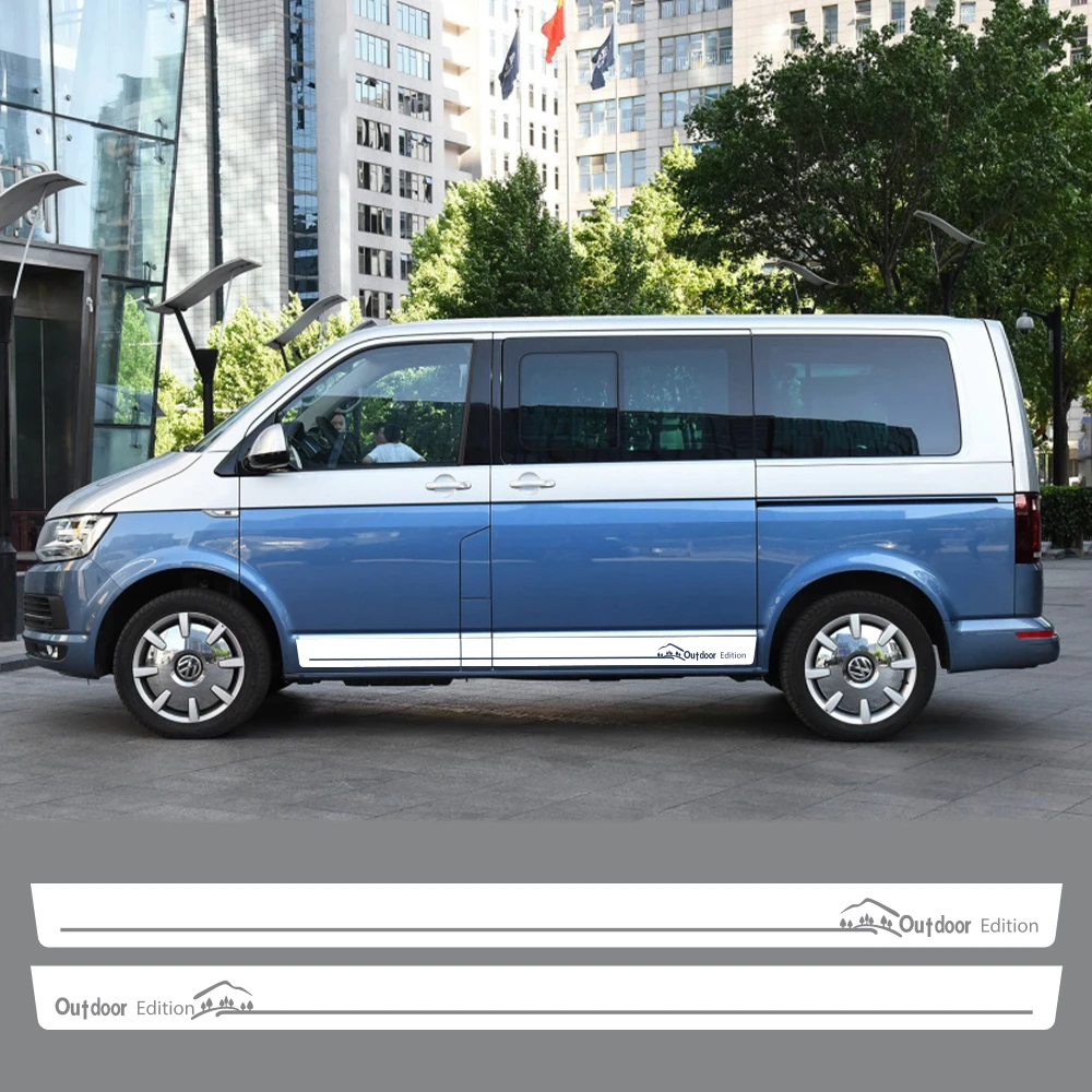 2PCS Car Door Side Decals Outdoor Edition For Volkswagen Multivan Transporter Caravelle T5 T6 Skirts Stickers Auto Accessories
2PCS Car Door Side Decals Outdoor Edition For Volkswagen Multivan Transporter Caravelle T5 T6 Skirts Stickers Auto Accessories