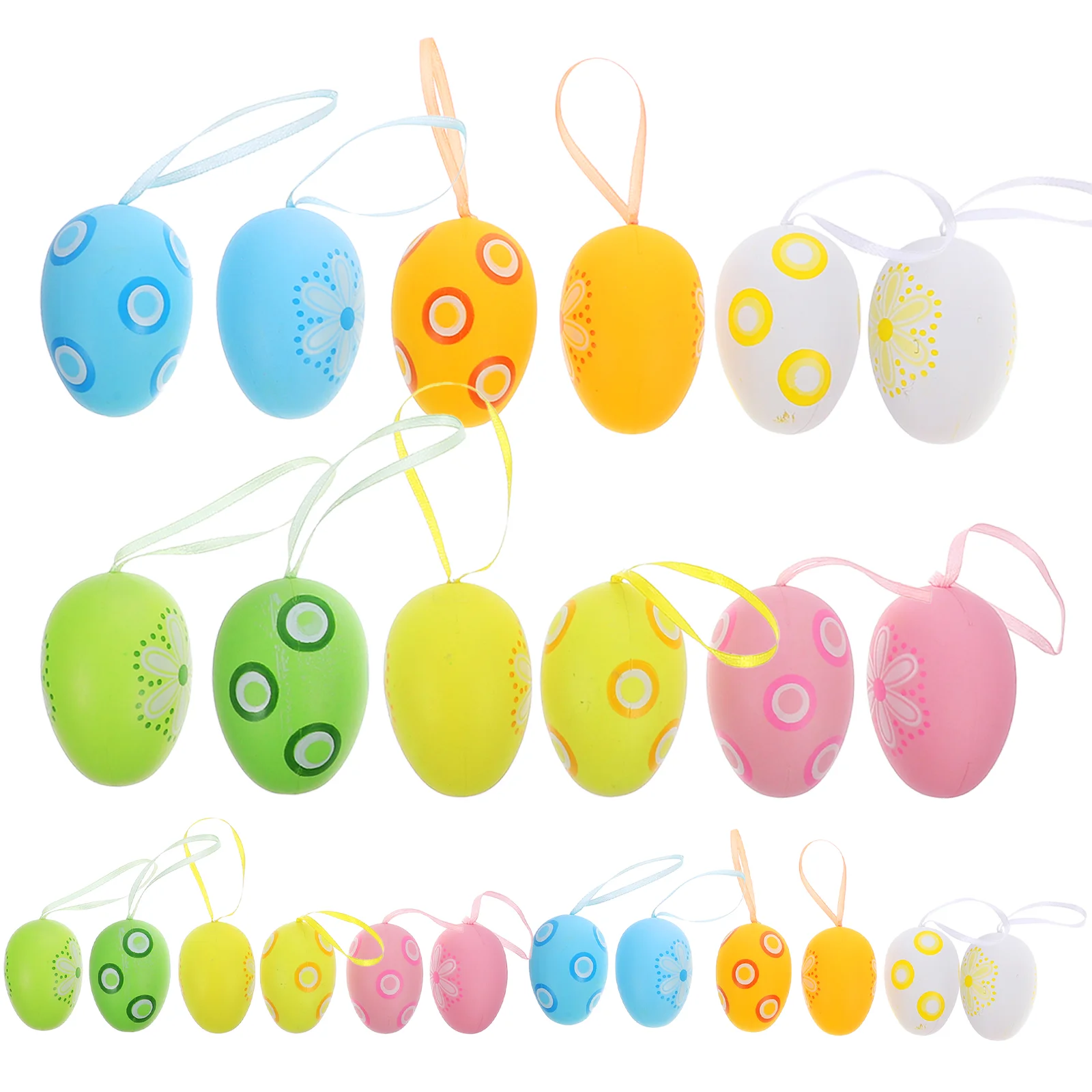 24 Pcs The Gift Easter Decor Hanging Decorations Unique Festival Pendant Plastic Egg Prop Ornament
24 Pcs The Gift Easter Decor Hanging Decorations Unique Festival Pendant Plastic Egg Prop Ornament