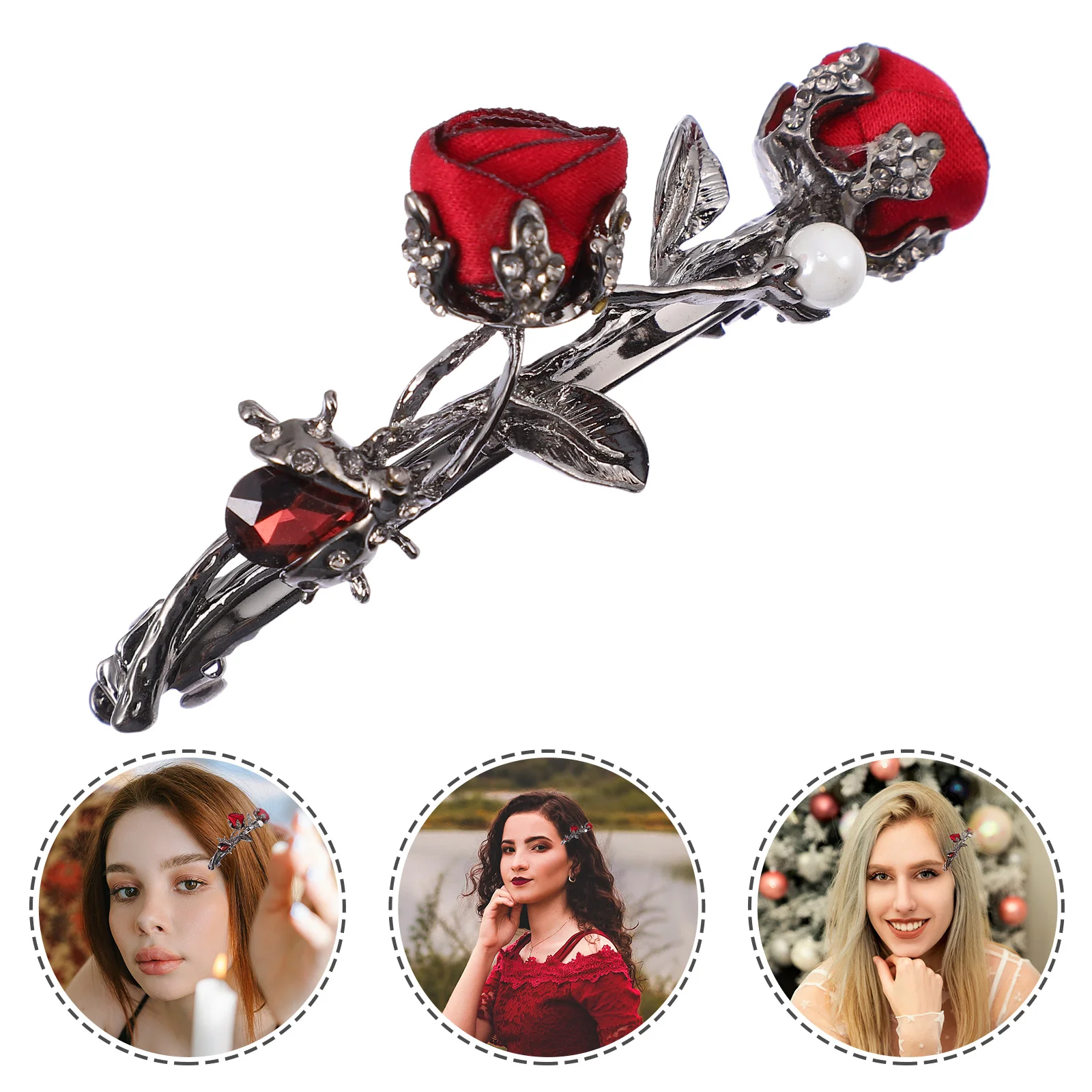 Clip Spring Hairpins Girl Accessories Rose Color Flower Lovely For Alloy Bobby Bridesmaid Floral
Clip Spring Hairpins Girl Accessories Rose Color Flower Lovely For Alloy Bobby Bridesmaid Floral