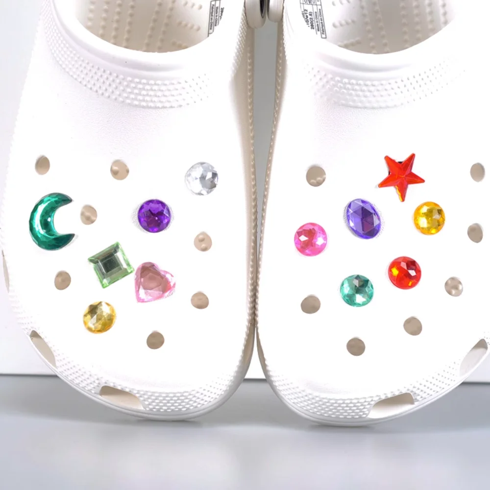 Luxury Rhinestone Charms for Croc DIY Colorful Elegant Croc Charms Designer High Quality Garden Shoe Buckle for Girls Gift
Luxury Rhinestone Charms for Croc DIY Colorful Elegant Croc Charms Designer High Quality Garden Shoe Buckle for Girls Gift