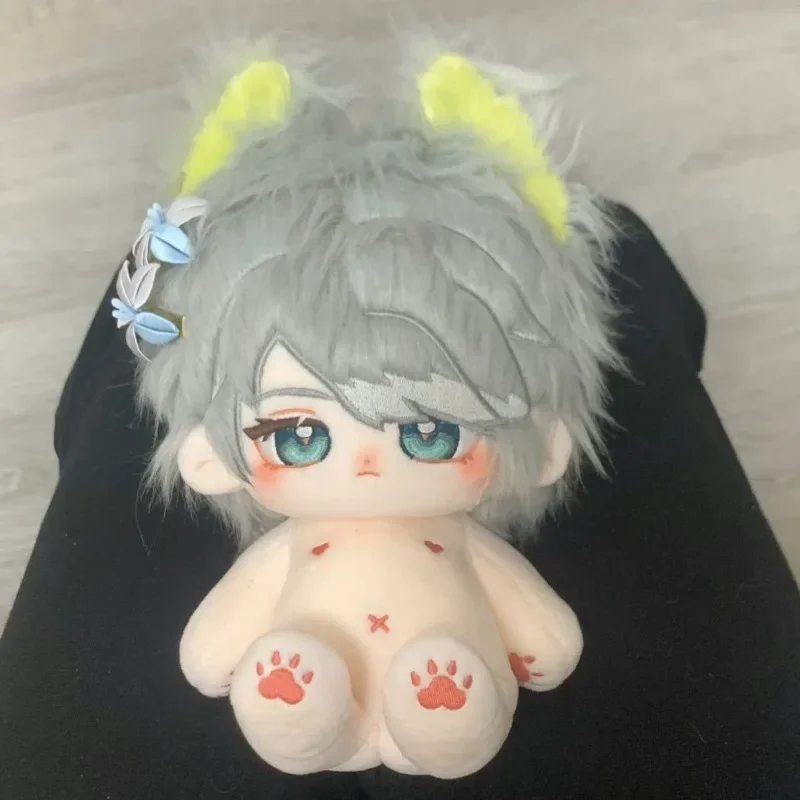 

Genshin Impact 20cm Alhaitham Cotton Stuffed Dolls Anime Peripheral Plush Dress-up Puppet with Costume Collectible Gift for Kids